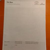 barre laterali e gavone Toyota Rav 4