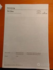 barre laterali e gavone Toyota Rav 4