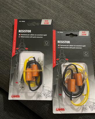Resistenze pre cablate con connettori rapidi