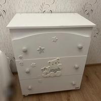 Cassettiera/fasciatoio erbani completa di bagnetto