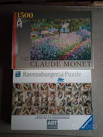 Puzzle artistici - 2 confezioni