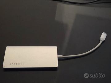SATECHI Adattatore 8 in 1 Multi-Port Hub V2 with E