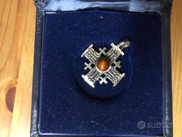 Croce di Gerusalemme argento