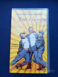 VHS Aldo Giovanni e Giacomo così è la vita
