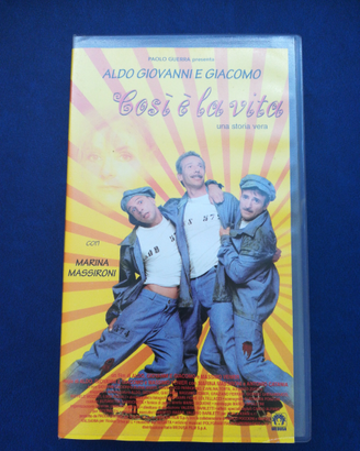 VHS Aldo Giovanni e Giacomo così è la vita
