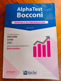 ALPHA TEST BOCCONI 15a EDIZIONE - NUOVO MAI USATO