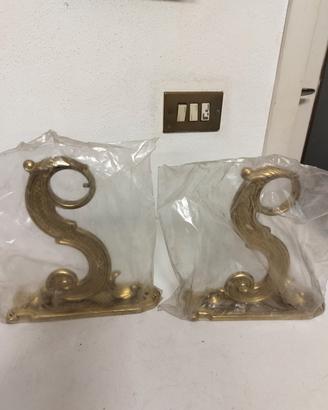 Ganci in stile Barocco ottone per tenda