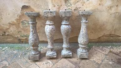 4 Colonne in pietra,da restaurare