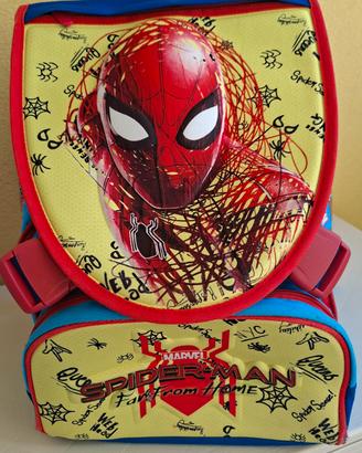 zaino scuola seven spiderman