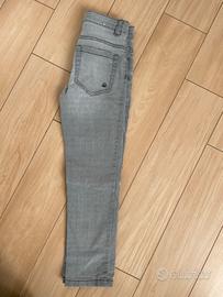 Pantaloni jeans Benetton 7-8A vita regolabile