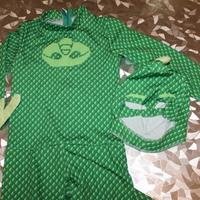 Costume PJ MASKS Geco età 4/6 Anni