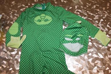 Costume PJ MASKS Geco età 4/6 Anni