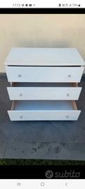 mobile  legno 3 cassetti