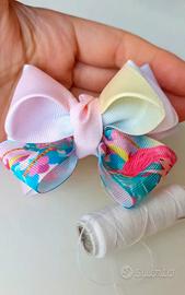 Fiocco con elastico NUOVO capelli sirenetta e mare