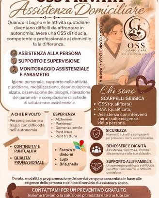Oss privata domiciliare Faenza Brisighella Lugo