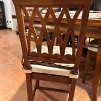 tavolo 12 posti e 6 sedie 