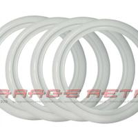 kit 4 fasce pneumatici bianche 14"