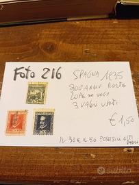 Francobolli spagnoli usati 