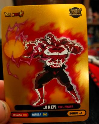 Gold lamin card Dragonball Super