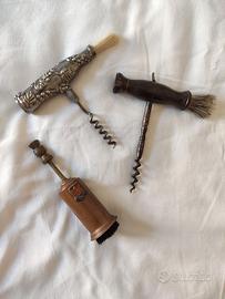 Lotto cavatappi con spazzola