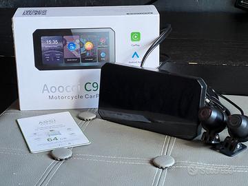 Carplay Moto Aoocci C9 Pro + Dashcam + Sensori