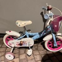 Bici frozen con rotelle