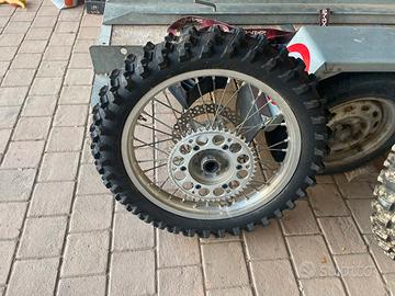 Cerchio completo motocross con gomma da sabbia