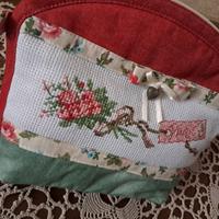 pochette patchwork handmade