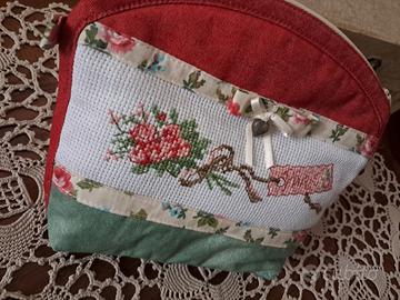 pochette patchwork handmade