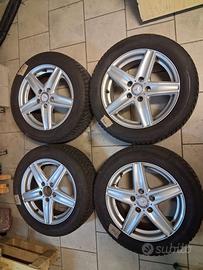CERCHI IN LEGA + GOMME R16 PER MERCEDES CLASSE B