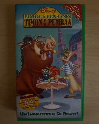 Vhs “Fuori a cena con Timon e Pumbaa”