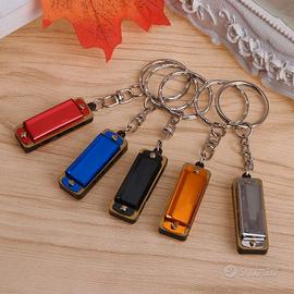 Portachiavi Mini Armonica a 4 Fori