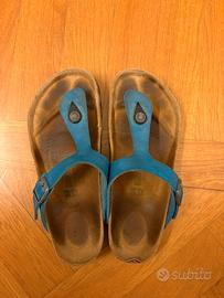 Birkenstock infradito donna azzurro