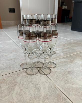 Set 10 bicchieri da champagne