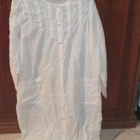 camicia da notte vintage con ricamo