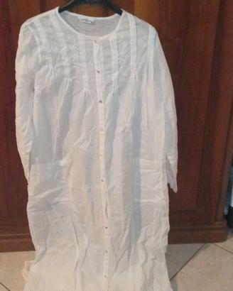 camicia da notte vintage con ricamo