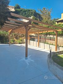 tettoie, pergole, tettoie per fotovoltaico 