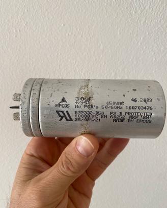 Condensatore 30uF 450Vac climatizzatore