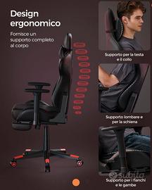 Sedia gaming songmics