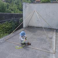 modello in scala piramide di Cheope