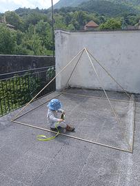 modello in scala piramide di Cheope