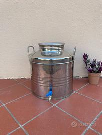Contenitori in acciaio inox per olio