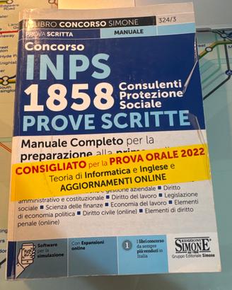 Libro usato per Concorso inps 2021