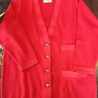 cardigan donna in pura lana anni 80