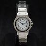 cartier-santos-octagon-lady-steel-ref0906-serviced