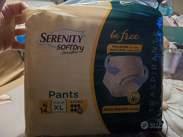 Pannolini pannoloni Serenity softdry sensitive XL 