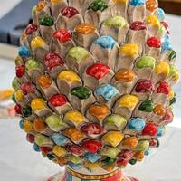 Ceramica di Caltagirone decorata 30 cm