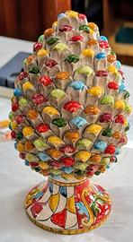 Ceramica di Caltagirone decorata 30 cm