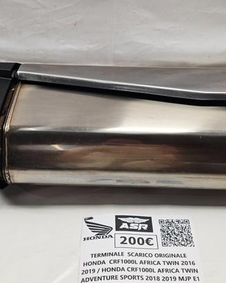 TERMINALE DI SCARICO ORIGINALE HONDA AFRICA TWIN C