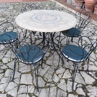 Tavolo in ferro battuto